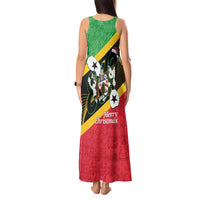 St Kitts and Nevis Christmas Tank Maxi Dress 869 Proud With Map - Wonder Print Shop