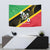 St Kitts and Nevis Christmas Tapestry 869 Proud With Map - Wonder Print Shop