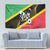 St Kitts and Nevis Christmas Tapestry 869 Proud With Map - Wonder Print Shop