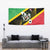 St Kitts and Nevis Christmas Tapestry 869 Proud With Map - Wonder Print Shop