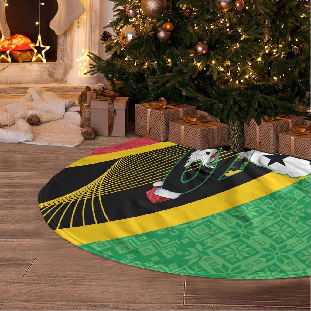 St Kitts and Nevis Christmas Tree Skirt 869 Proud With Map - Wonder Print Shop