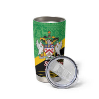 St Kitts and Nevis Christmas Tumbler Cup 869 Proud With Map - Wonder Print Shop