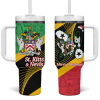 St Kitts and Nevis Christmas Tumbler With Handle 869 Proud With Map - Wonder Print Shop
