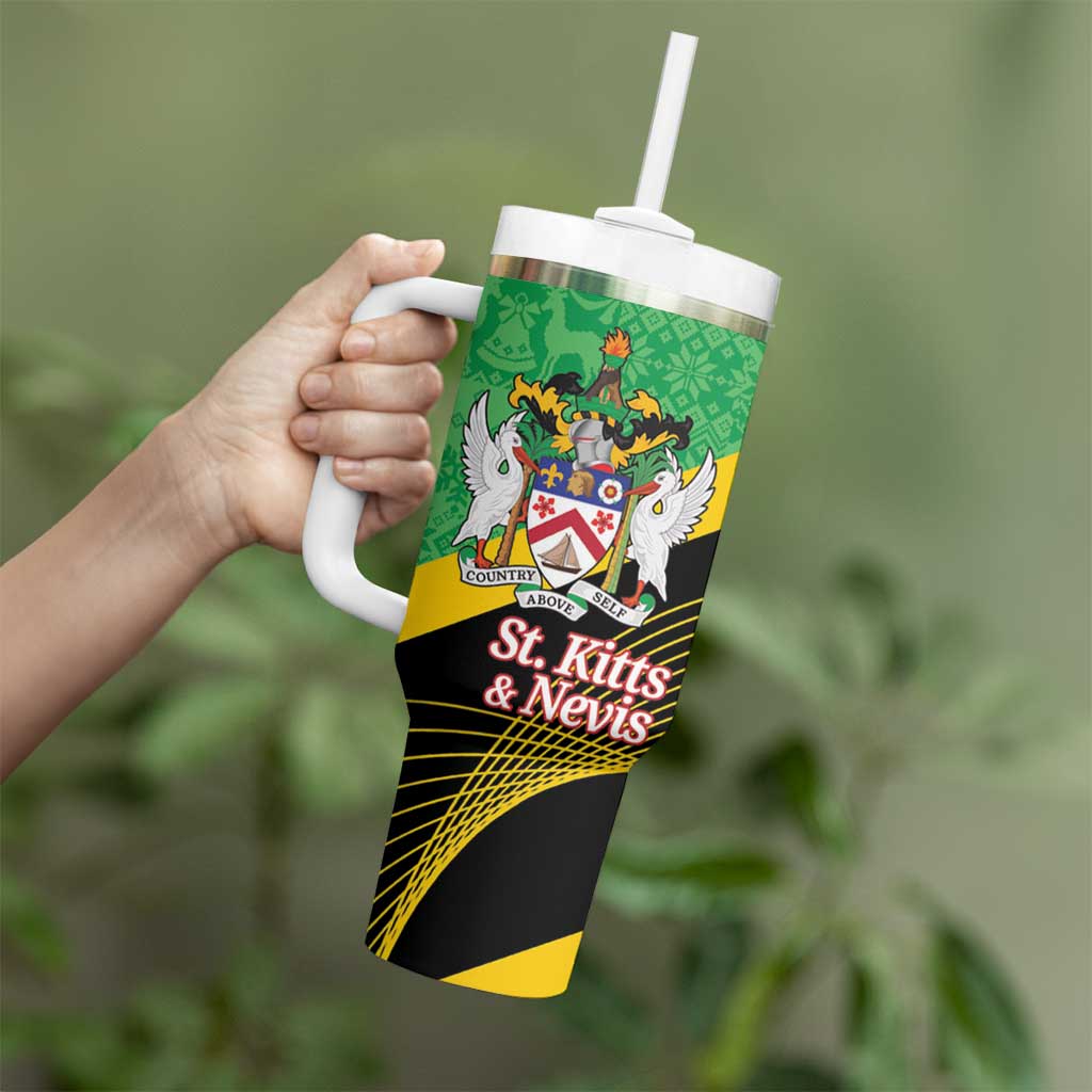 St Kitts and Nevis Christmas Tumbler With Handle 869 Proud With Map - Wonder Print Shop