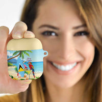 Saint Lucia Christmas AirPods Case Chill Macaw Parrot Caribbean Tropical Style - Wonder Print Shop