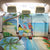 Saint Lucia Christmas Back Car Seat Cover Chill Macaw Parrot Caribbean Tropical Style - Wonder Print Shop