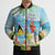 Personalized Saint Lucia Christmas Bomber Puffer Jacket Chill Macaw Parrot Caribbean Tropical Style - Wonder Print Shop