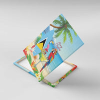 Saint Lucia Christmas Canvas Wall Art Chill Macaw Parrot Caribbean Tropical Style - Wonder Print Shop