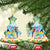 Personalized Saint Lucia Christmas Ceramic Ornament Chill Macaw Parrot Caribbean Tropical Style - Wonder Print Shop