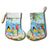 Personalized Saint Lucia Christmas Stocking Chill Macaw Parrot Caribbean Tropical Style - Wonder Print Shop