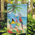 Saint Lucia Christmas Garden Flag Chill Macaw Parrot Caribbean Tropical Style - Wonder Print Shop