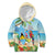 Personalized Saint Lucia Christmas Kid Hoodie Chill Macaw Parrot Caribbean Tropical Style - Wonder Print Shop