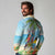 Personalized Saint Lucia Christmas Long Sleeve Polo Shirt Chill Macaw Parrot Caribbean Tropical Style - Wonder Print Shop