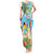 Personalized Saint Lucia Christmas Tank Maxi Dress Chill Macaw Parrot Caribbean Tropical Style - Wonder Print Shop