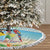 Saint Lucia Christmas Tree Skirt Chill Macaw Parrot Caribbean Tropical Style - Wonder Print Shop