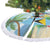 Saint Lucia Christmas Tree Skirt Chill Macaw Parrot Caribbean Tropical Style - Wonder Print Shop
