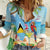 Personalized Saint Lucia Christmas Women Casual Shirt Chill Macaw Parrot Caribbean Tropical Style - Wonder Print Shop