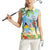 Personalized Saint Lucia Christmas Women Sleeveless Polo Shirt Chill Macaw Parrot Caribbean Tropical Style - Wonder Print Shop