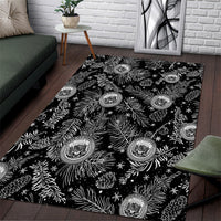Hawaii Christmas Area Rug Tropical Style With Coat Of Arms - Wonder Print Shop