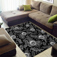 Hawaii Christmas Area Rug Tropical Style With Coat Of Arms - Wonder Print Shop