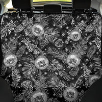 Hawaii Christmas Back Car Seat Cover Tropical Style With Coat Of Arms - Wonder Print Shop