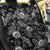 Hawaii Christmas Back Car Seat Cover Tropical Style With Coat Of Arms - Wonder Print Shop