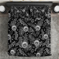 Hawaii Christmas Bedding Set Tropical Style With Coat Of Arms - Wonder Print Shop