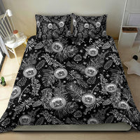 Hawaii Christmas Bedding Set Tropical Style With Coat Of Arms - Wonder Print Shop