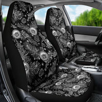 Hawaii Christmas Car Seat Cover Tropical Style With Coat Of Arms - Wonder Print Shop