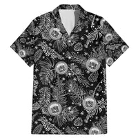 Hawaii Christmas Family Matching Mermaid Dress and Hawaiian Shirt Tropical Style With Coat Of Arms - Wonder Print Shop