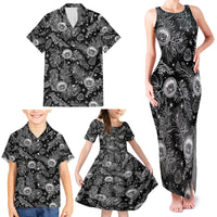Hawaii Christmas Family Matching Tank Maxi Dress and Hawaiian Shirt Tropical Style With Coat Of Arms - Wonder Print Shop