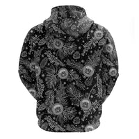 Hawaii Christmas Hoodie Tropical Style With Coat Of Arms - Wonder Print Shop