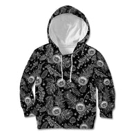 Hawaii Christmas Kid Hoodie Tropical Style With Coat Of Arms - Wonder Print Shop