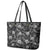 Hawaii Christmas Leather Tote Bag Tropical Style With Coat Of Arms - Wonder Print Shop