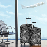 Hawaii Christmas Luggage Cover Tropical Style With Coat Of Arms - Wonder Print Shop