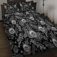 Hawaii Christmas Quilt Bed Set Tropical Style With Coat Of Arms - Wonder Print Shop