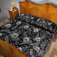 Hawaii Christmas Quilt Bed Set Tropical Style With Coat Of Arms - Wonder Print Shop