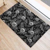 Hawaii Christmas Rubber Doormat Tropical Style With Coat Of Arms - Wonder Print Shop