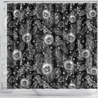 hawaii-christmas-shower-curtain-tropical-style-with-coat-of-arms