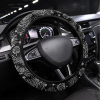 Hawaii Christmas Steering Wheel Cover Tropical Style With Coat Of Arms - Wonder Print Shop