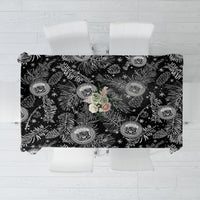 Hawaii Christmas Tablecloth Tropical Style With Coat Of Arms - Wonder Print Shop