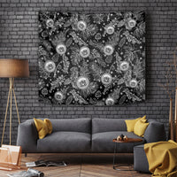 Hawaii Christmas Tapestry Tropical Style With Coat Of Arms - Wonder Print Shop