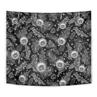 Hawaii Christmas Tapestry Tropical Style With Coat Of Arms - Wonder Print Shop