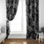 Hawaii Christmas Window Curtain Tropical Style With Coat Of Arms - Wonder Print Shop