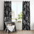 Hawaii Christmas Window Curtain Tropical Style With Coat Of Arms - Wonder Print Shop
