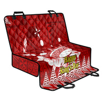 Personalised Tonga King Tupou I Day Back Car Seat Cover Tongan Ngatu Pattern With Crown - Wonder Print Shop