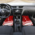 Personalised Tonga King Tupou I Day Car Mats Tongan Ngatu Pattern With Crown - Wonder Print Shop