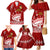 Personalised Tonga King Tupou I Day Family Matching Mermaid Dress and Hawaiian Shirt Tongan Ngatu Pattern With Crown - Wonder Print Shop
