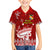 Personalised Tonga King Tupou I Day Family Matching Off Shoulder Long Sleeve Dress and Hawaiian Shirt Tongan Ngatu Pattern With Crown - Wonder Print Shop