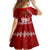 Personalised Tonga King Tupou I Day Family Matching Off Shoulder Maxi Dress and Hawaiian Shirt Tongan Ngatu Pattern With Crown - Wonder Print Shop